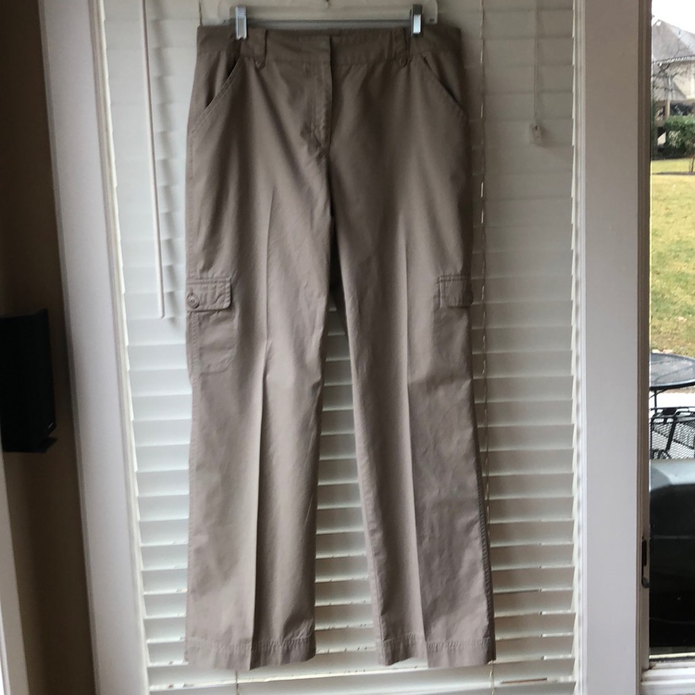 Geoffrey Beene light tan cargo pants